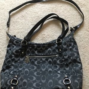 Black Coach Crossbody Purse